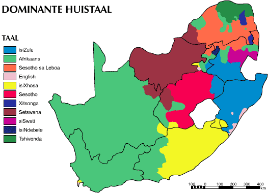 Taal Demografie in Suid-Afrika